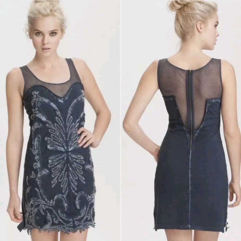 Free People New Times Ice Baby Short Dress Size: Small
